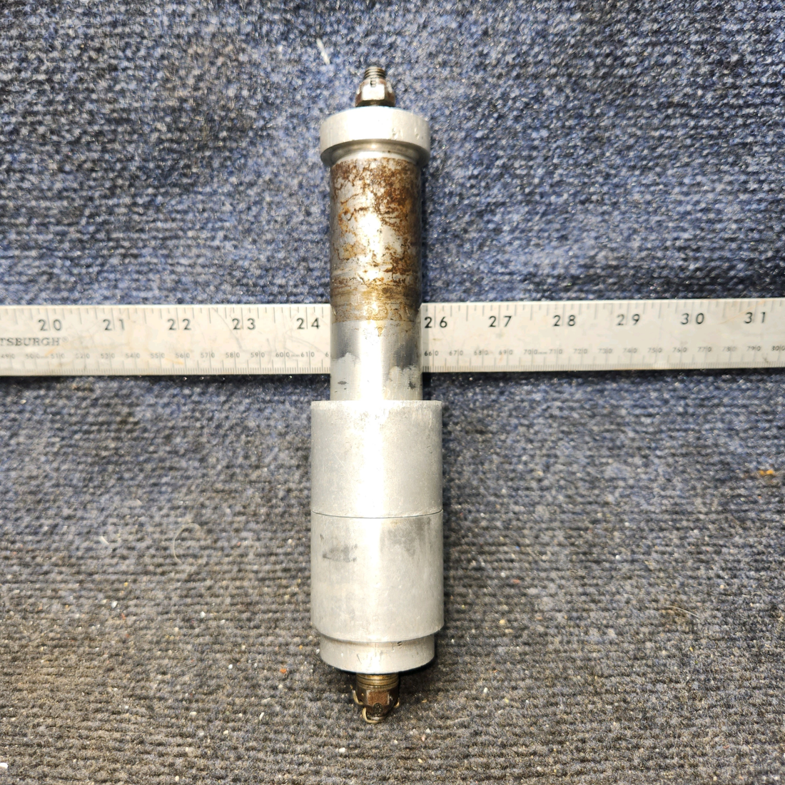 Used aircraft parts for sale, 0543001, 0543037-1, 0543003 Cessna 172 Nose Gear Axle Tube w Spacers & Ferrule