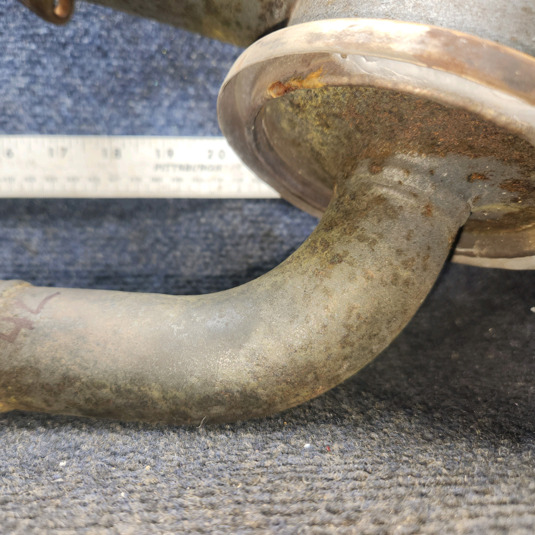 Used aircraft parts for sale, 0450400-3 Continental O-200 Cessna C-150J Muffler Assy with Pipe - LH