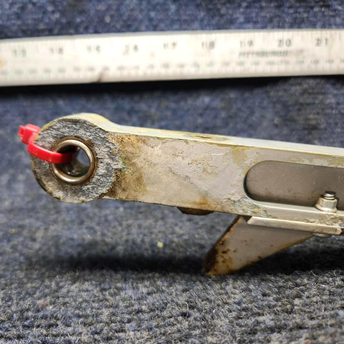 Used aircraft parts for sale, 169-810028-1 Beechcraft A24R Arm Main Gear