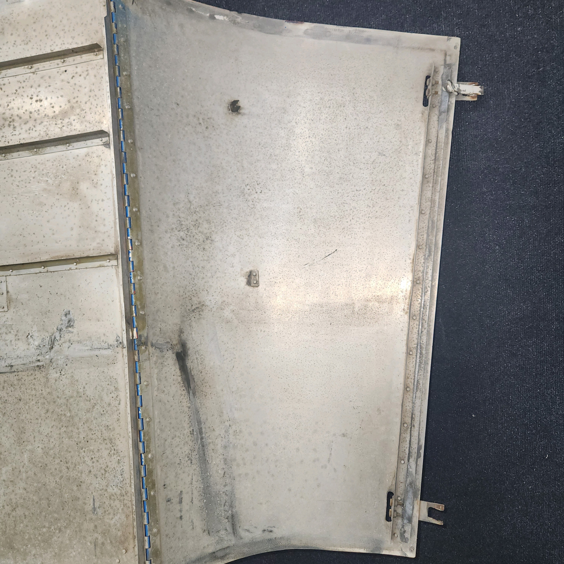 Used aircraft parts for sale, 63750-000 Piper PA28-140 Engine Cowling Assembly Upper Has a repair.