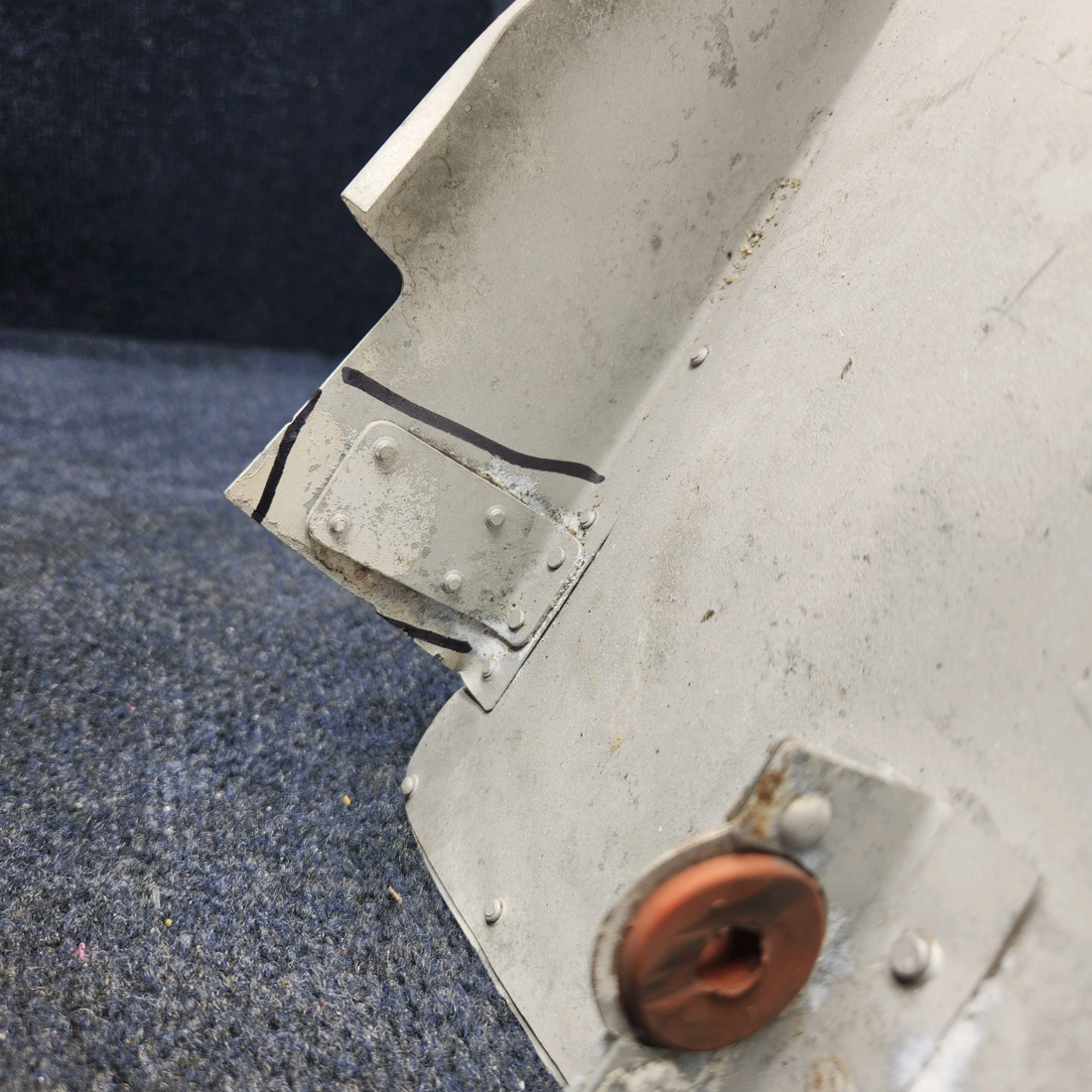 Used aircraft parts for sale, 0752609-204 Cessna C182Q COWL FLAP LH "SEE PHOTOS FOR DETAILS"
