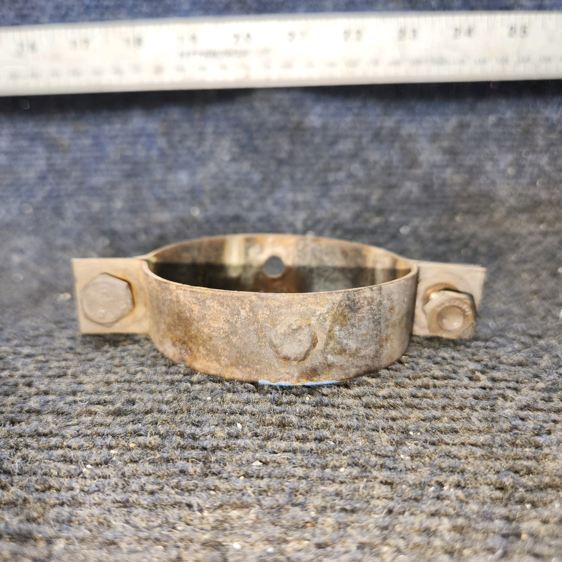 Used aircraft parts for sale, 0550176-31, 0550176-26 Cessna 172E Tailpipe Clamp Assembly