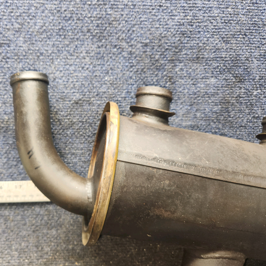 Used aircraft parts for sale, 0550176-55 Cessna 172E Exhaust Stack Assembly LH