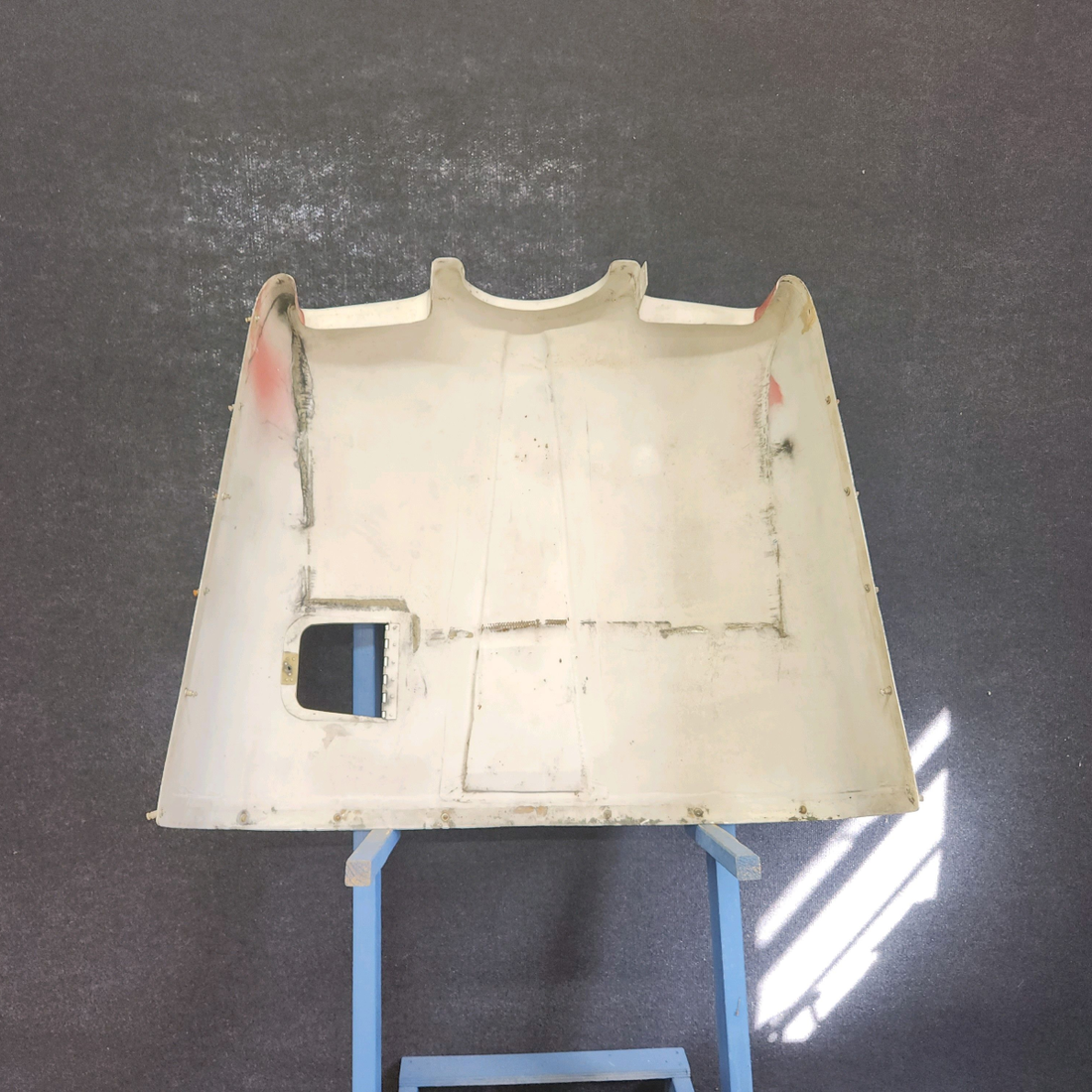 Used aircraft parts for sale, 169-910056-195 Beechcraft A24R Upper Cowling Assembly