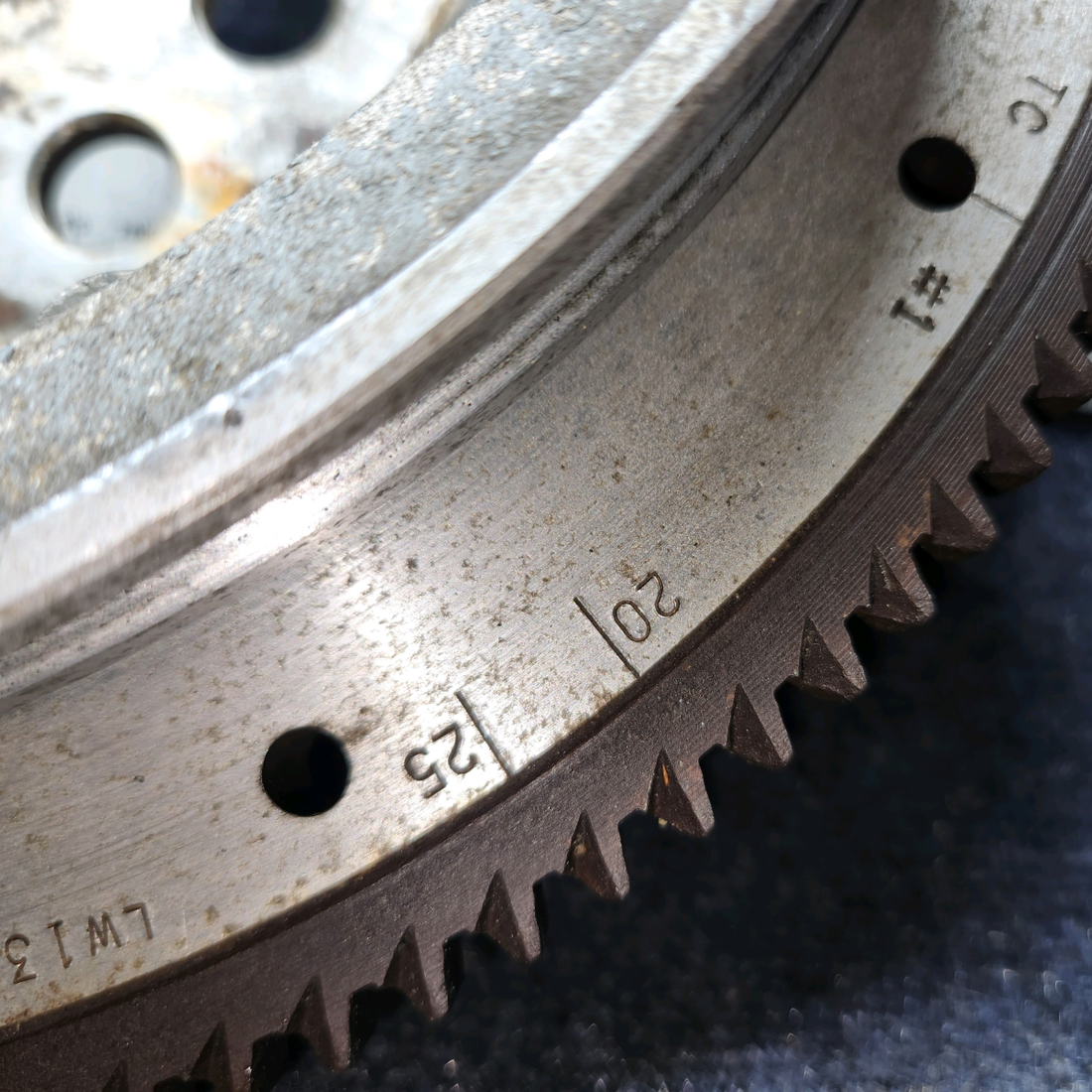 Used aircraft parts for sale, LW-13675 Lycoming Starter Ring Gear Support Assembly