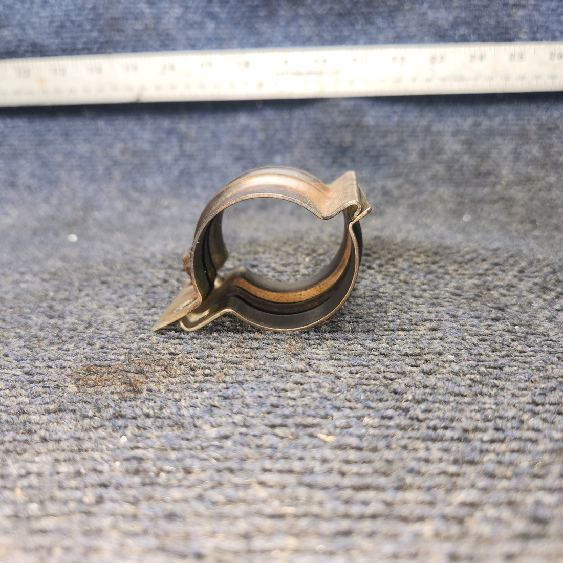 Used aircraft parts for sale, 0550176-50 Continental O-300-D Cessna 172F Exhaust Clamp Assy