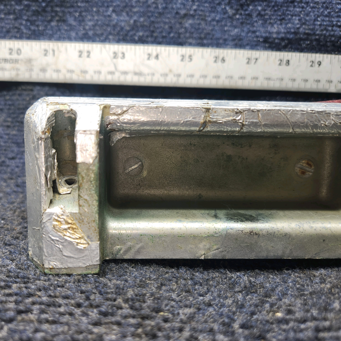 Used aircraft parts for sale, 66710-16 Piper PA28-140 Armrest Housing Assy w/ Ashtray - LH