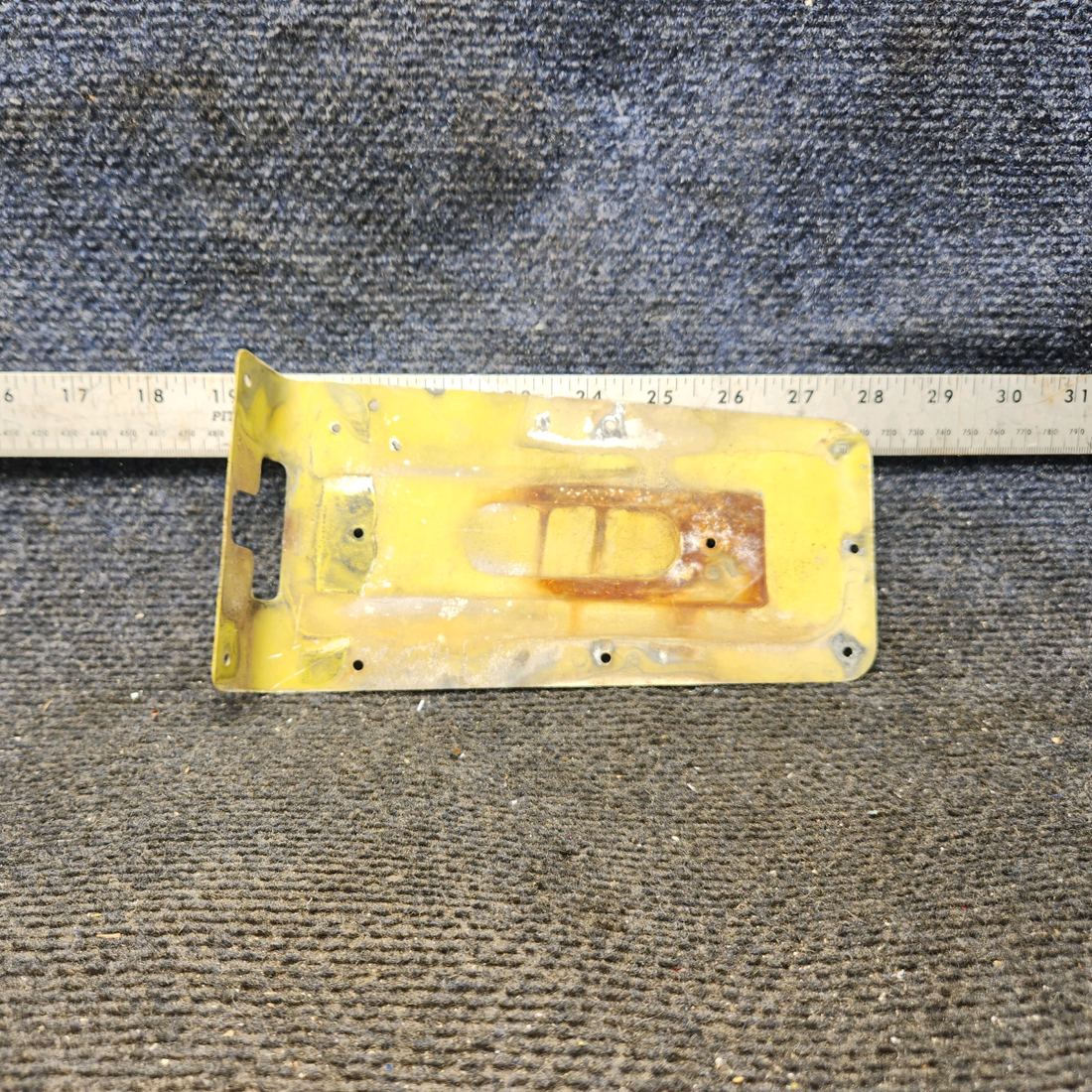 Used aircraft parts for sale, 63012-000 Piper PA-28-140 Door Latch Trim Plate