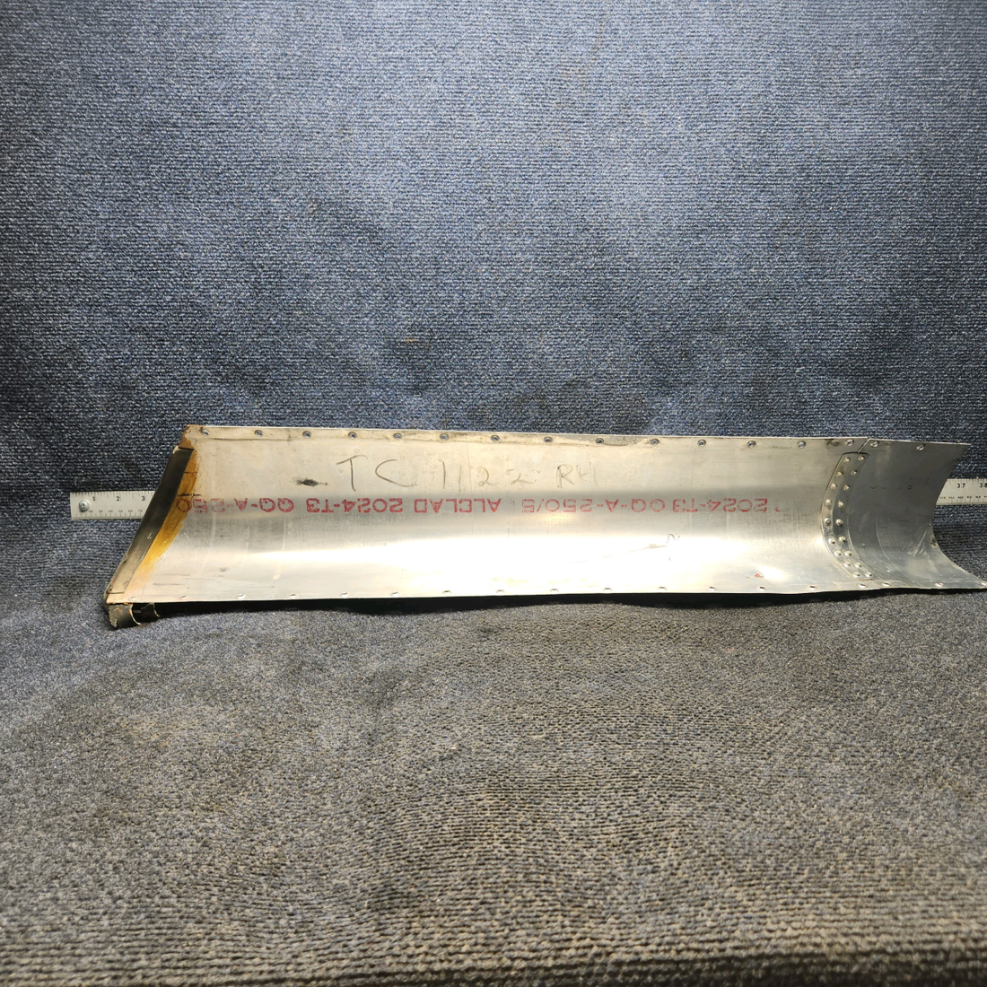 Used aircraft parts for sale, 96-110007-42 BEECHCRAFT 95-55B Inboard Leading Edge Skin - RH