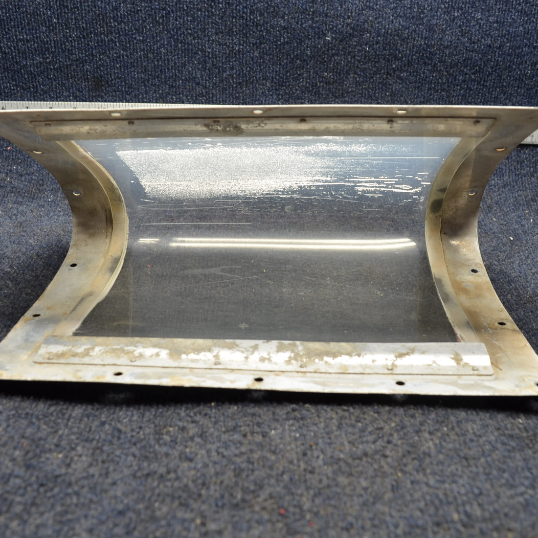Used aircraft parts for sale, 0523115-3 Cessna C175 CESSNA LANDING LIGHT WINDOW