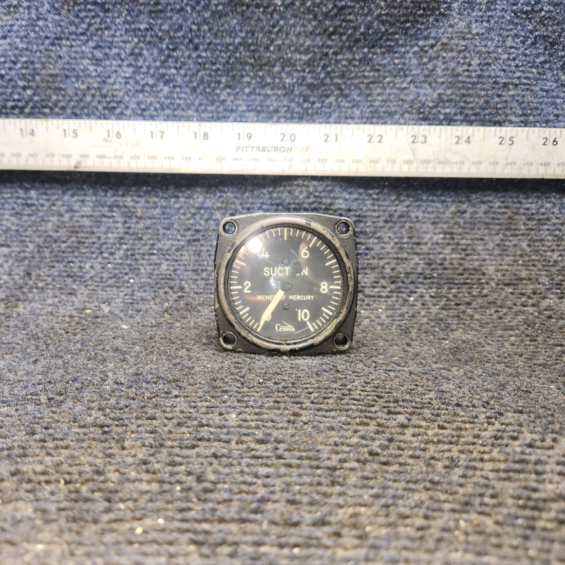 Used aircraft parts for sale, S1414-N1 Standard Precision Cessna 172E Suction Indicator