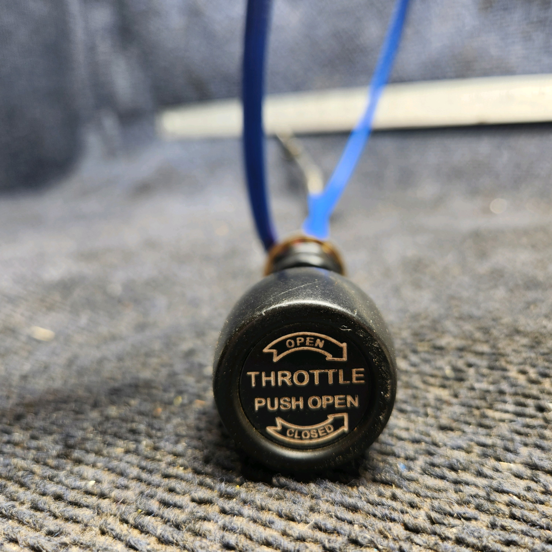 Used aircraft parts for sale, MCTV3035-144 Beechcraft 35-33 Throttle Vernier-Assist (52 1/2")