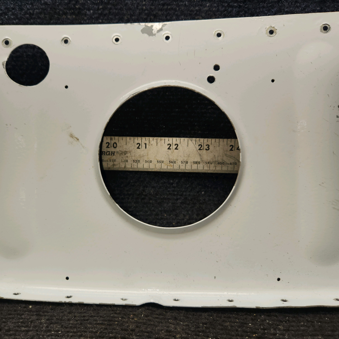 Used aircraft parts for sale, 0511000-43 Cessna 172E FWD Fuselage Rib LH has a crack