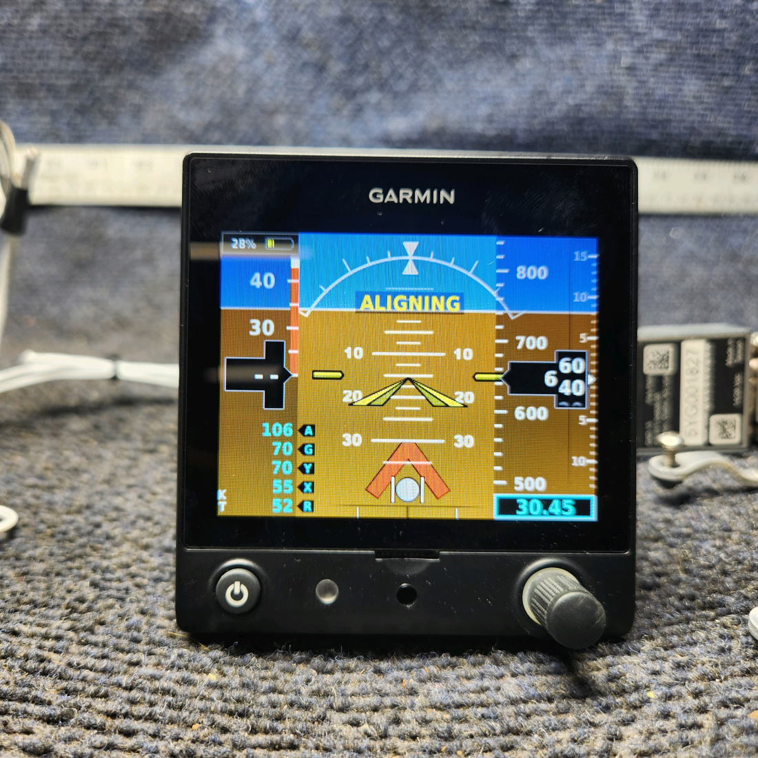Used aircraft parts for sale, 011-03809-00 Garmin G5 Cessna 172E Primary Attitude Display W/ Connector With GAD 13 & Probe