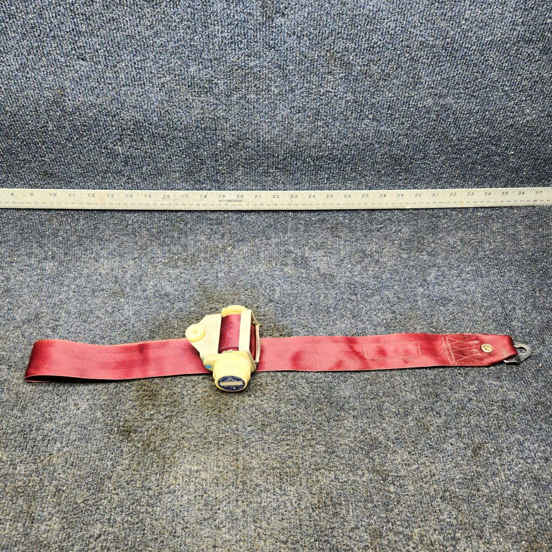 Used aircraft parts for sale, PS50039-4-16 Piper PA32RT-300 BELT SHOULDER FORWARD INERTIA REEL- INERTIA NO WORK PROPERLY-NEED OVERHAUL