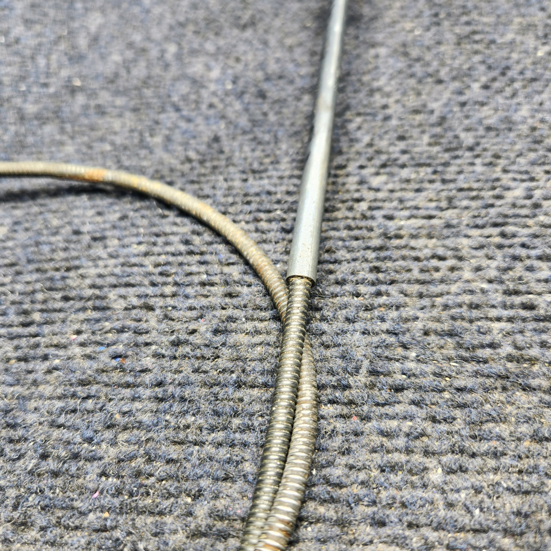 Used aircraft parts for sale, 169-380005-5 Beechcraft A23A Musketeer Custom III CABIN HEAT CONTROL CABLE (47-1/4”)