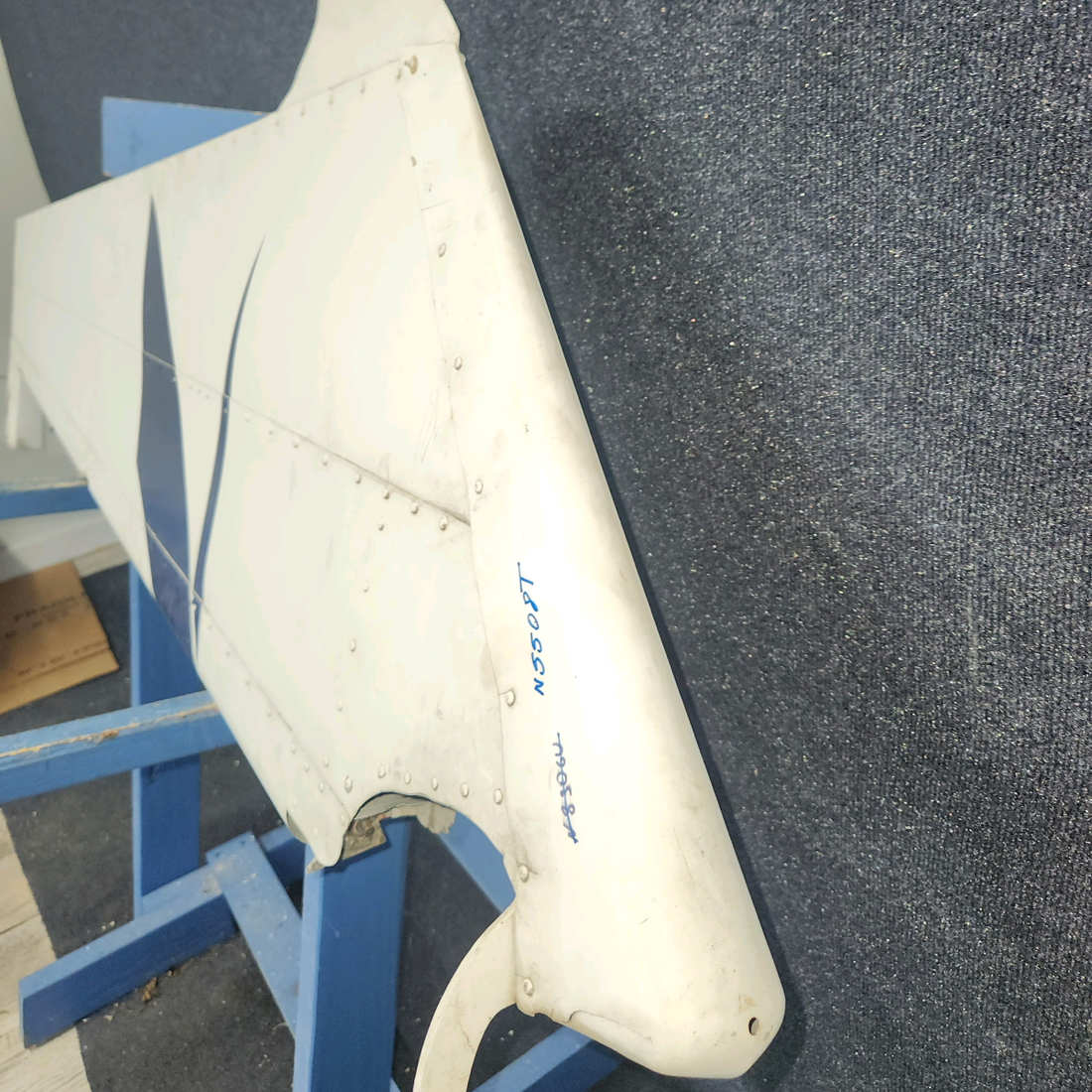 Used aircraft parts for sale, 0531006-66 Cessna 172E Rudder Assembly (Core)