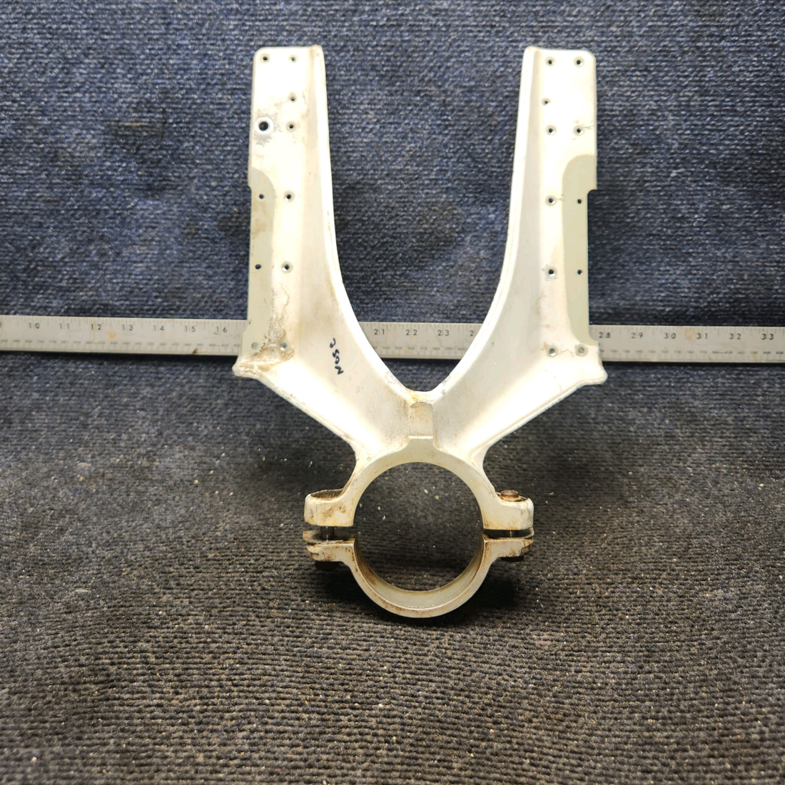 Used aircraft parts for sale, 0543016-1, 0543018-1 Cessna 172F Nose Gear Lower Fitting with Cap