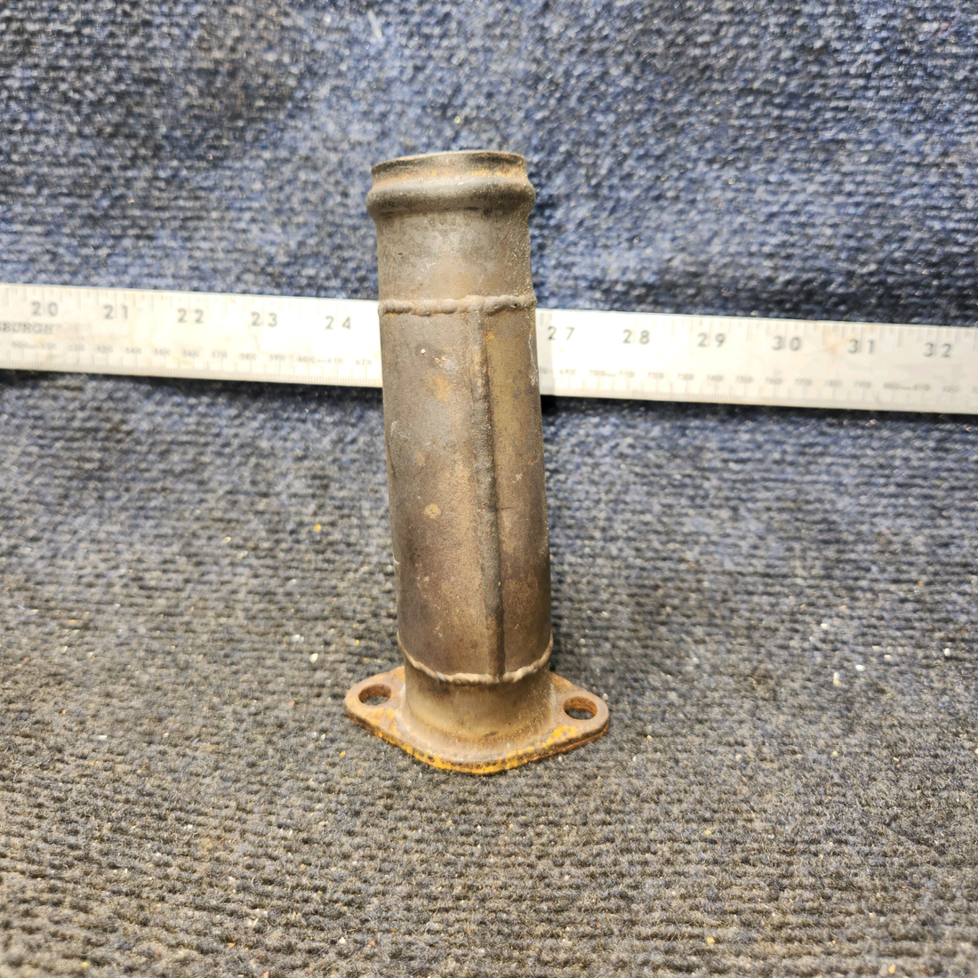 Used aircraft parts for sale, 0550176-13 Continental O-300 Cessna C175 Curved Exhaust Riser