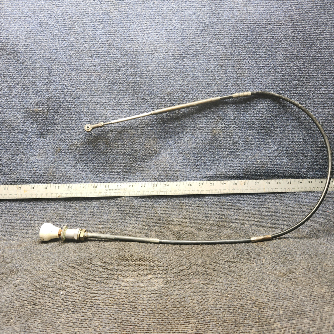 Used aircraft parts for sale, S1222-7 Cessna 172E Throttle Cable 46"