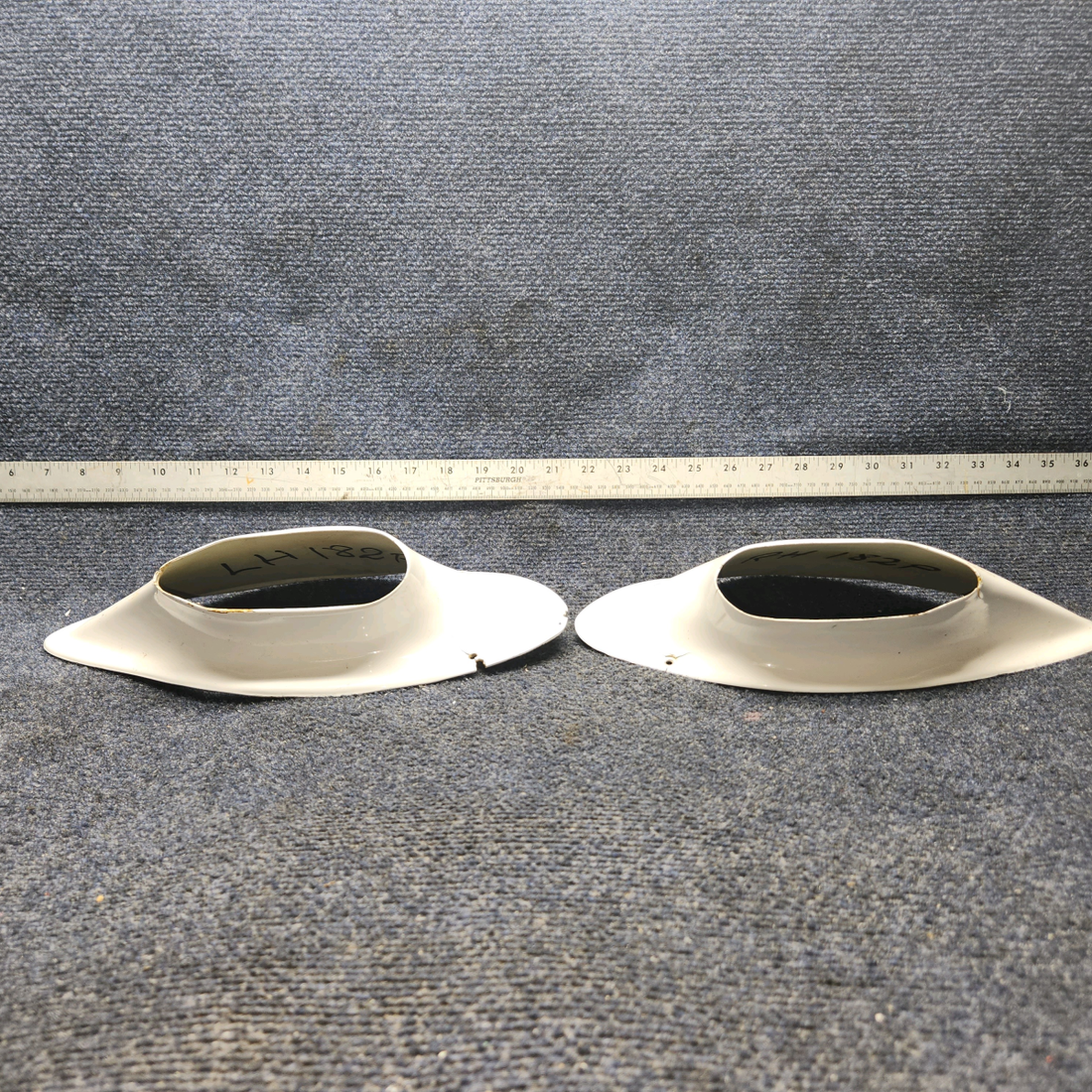 Used aircraft parts for sale, 0522150-1, 0522150-2 Cessna 182P Strut Faring Lower RH And LH Sold As a Set
