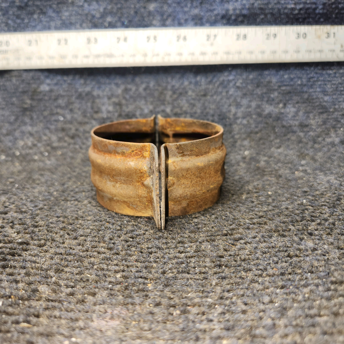 Used aircraft parts for sale, 0750161-25 Cessna 182G Exhaust Clamp