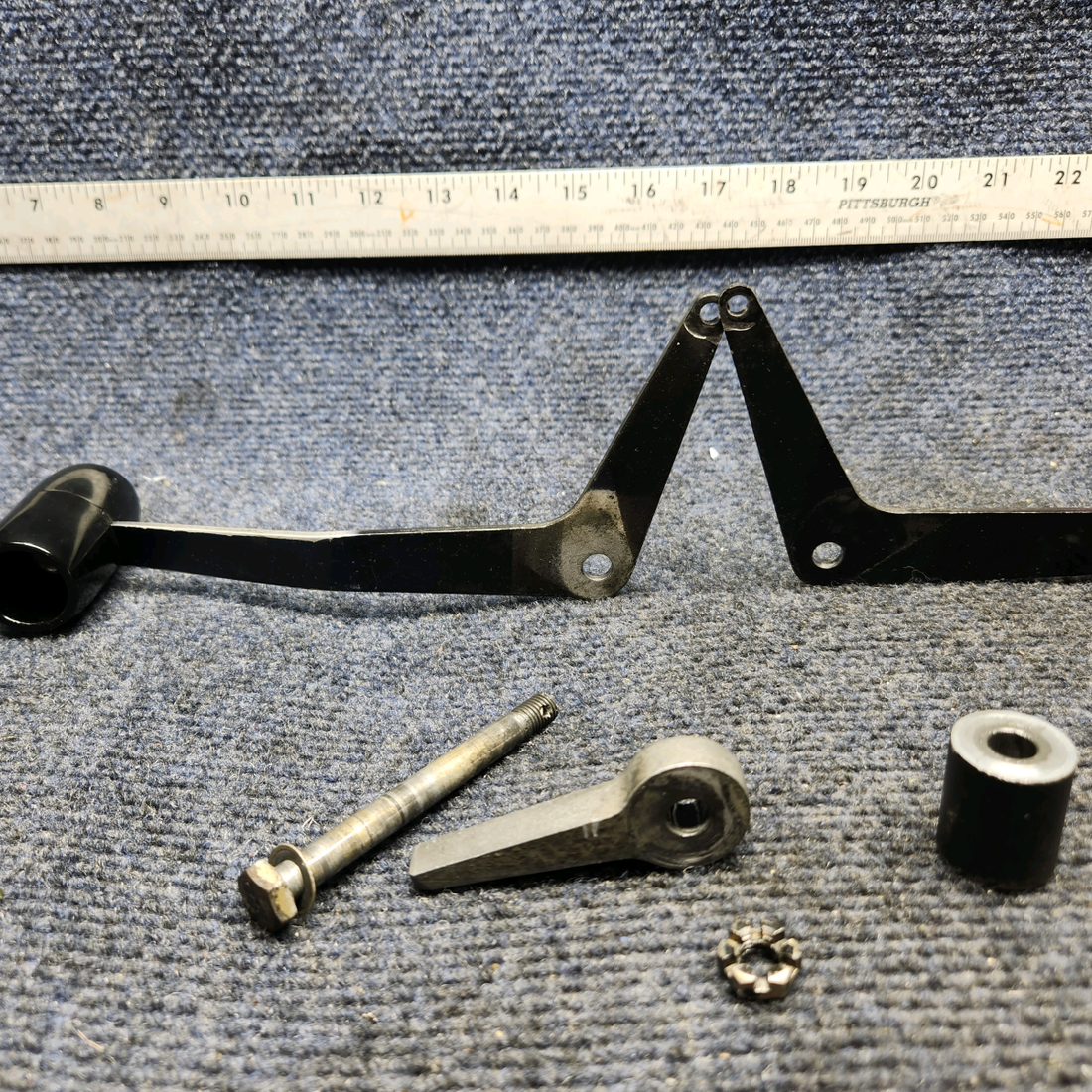 Used aircraft parts for sale, 65850-002 PIPER PA28-161 Warrior III ENGINE CONTROL QUADRANT ASSY
