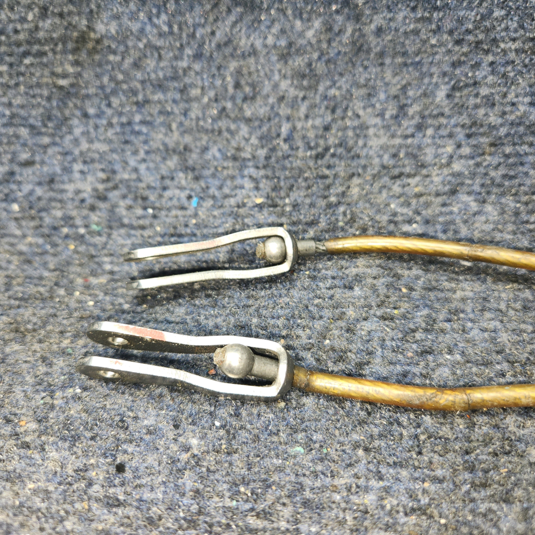 Used aircraft parts for sale, 65774-000 PIPER PA28-140 Cable Assy Seatbelt Attach - Rear Center