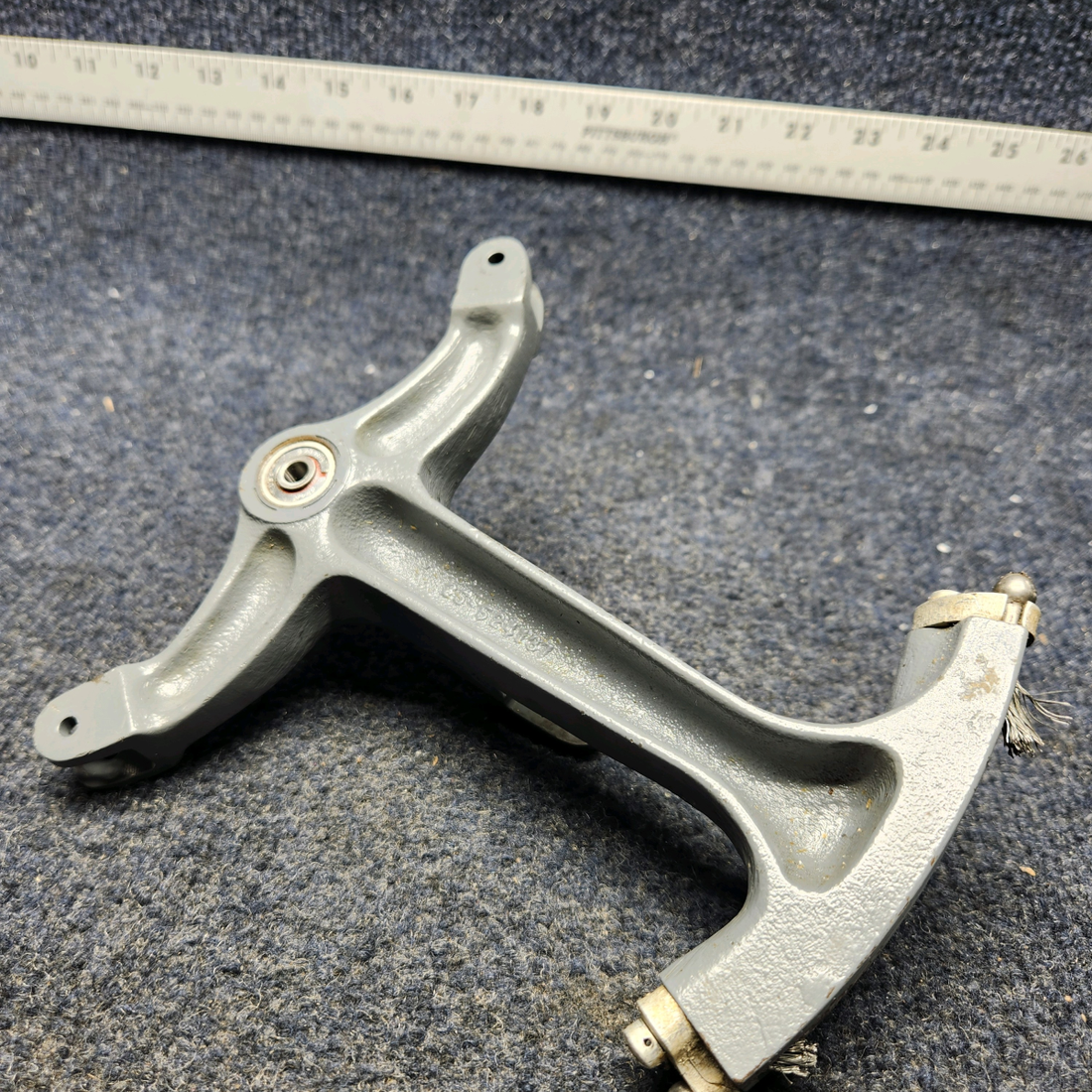 Used aircraft parts for sale, 35-524137 BEECHCRAFT F35 BELLCRANK RUDDER PEDAL CONTROL LH