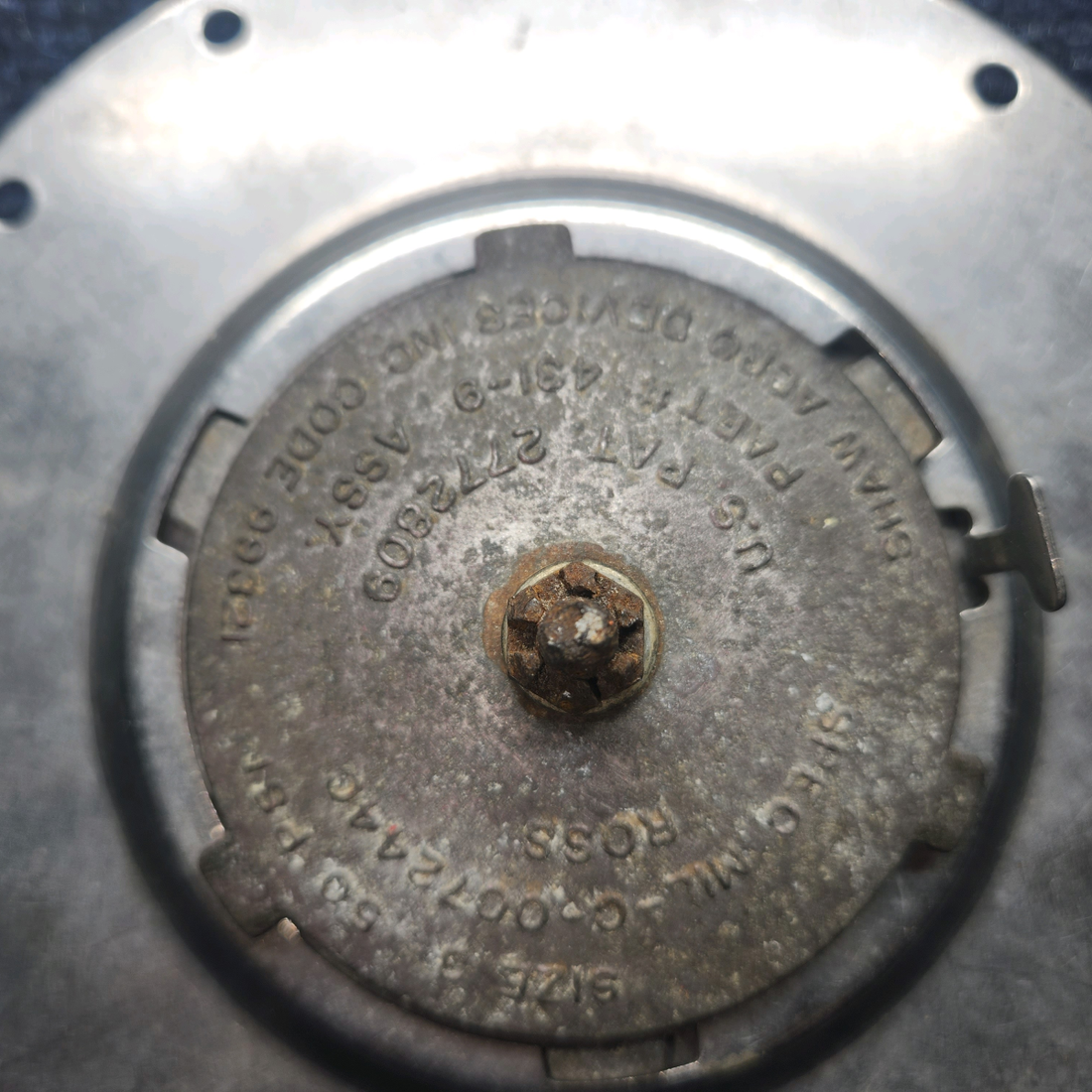 Used aircraft parts for sale, 431-9 Shaw Aero Piper Navajo Fuel Cap with Adapter