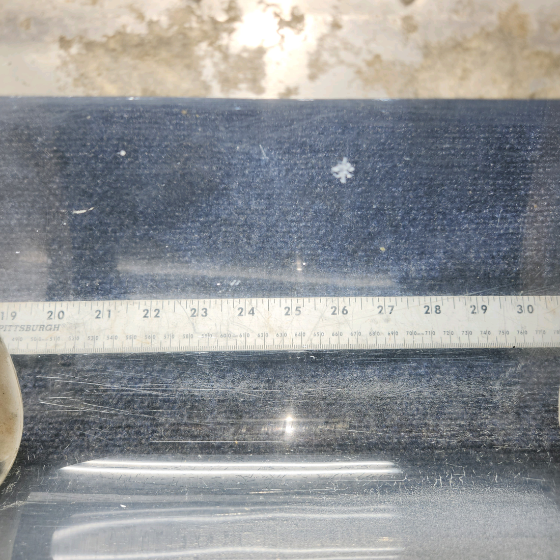 Used aircraft parts for sale, 0523115-3 Cessna C175 Landing Light Window