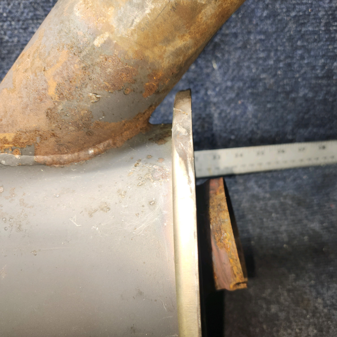 Used aircraft parts for sale, 0750161-28 Cessna 182G Muffler Assy