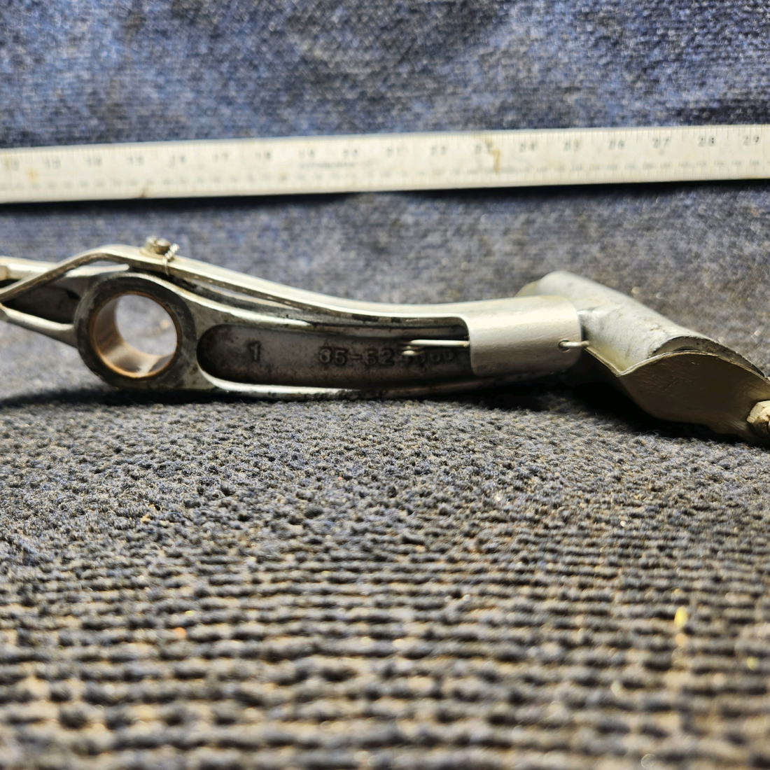 Used aircraft parts for sale, 35-524060-2, 35-524641 Beechcraft 35-33 Rudder Pedal and Arm