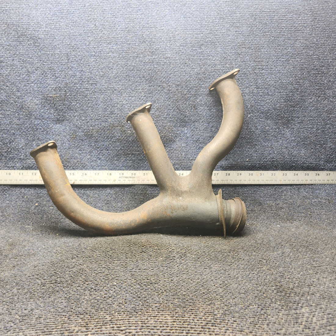 Used aircraft parts for sale, 35-950116 Beechcraft F35 Exhaust Stack Assembly - RH - Edge wear