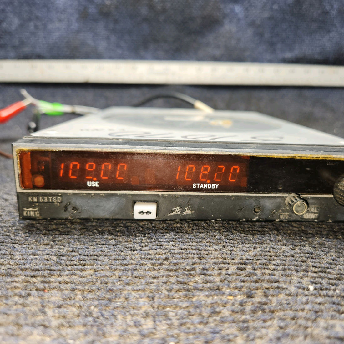 Used aircraft parts for sale, 066-1067-01 Bendix King KN 53 Cessna 172E Navigation Receiver