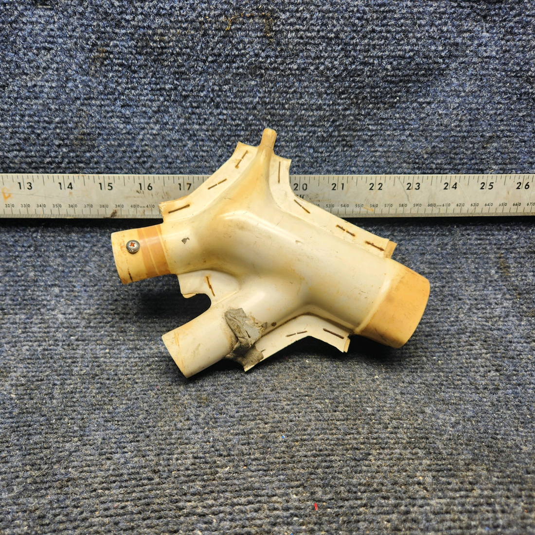 Used aircraft parts for sale, 69-554006-9 Beechcraft A23A Musketeer Custom III FRESH AIR FEED PLENUM