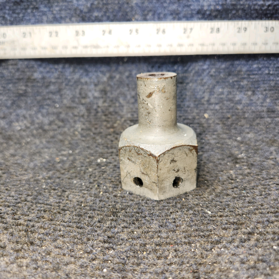 Used aircraft parts for sale, 0441130-2 Cessna 172F Main Gear Axle Fairing Nut (Steel) (Length: 2.375")