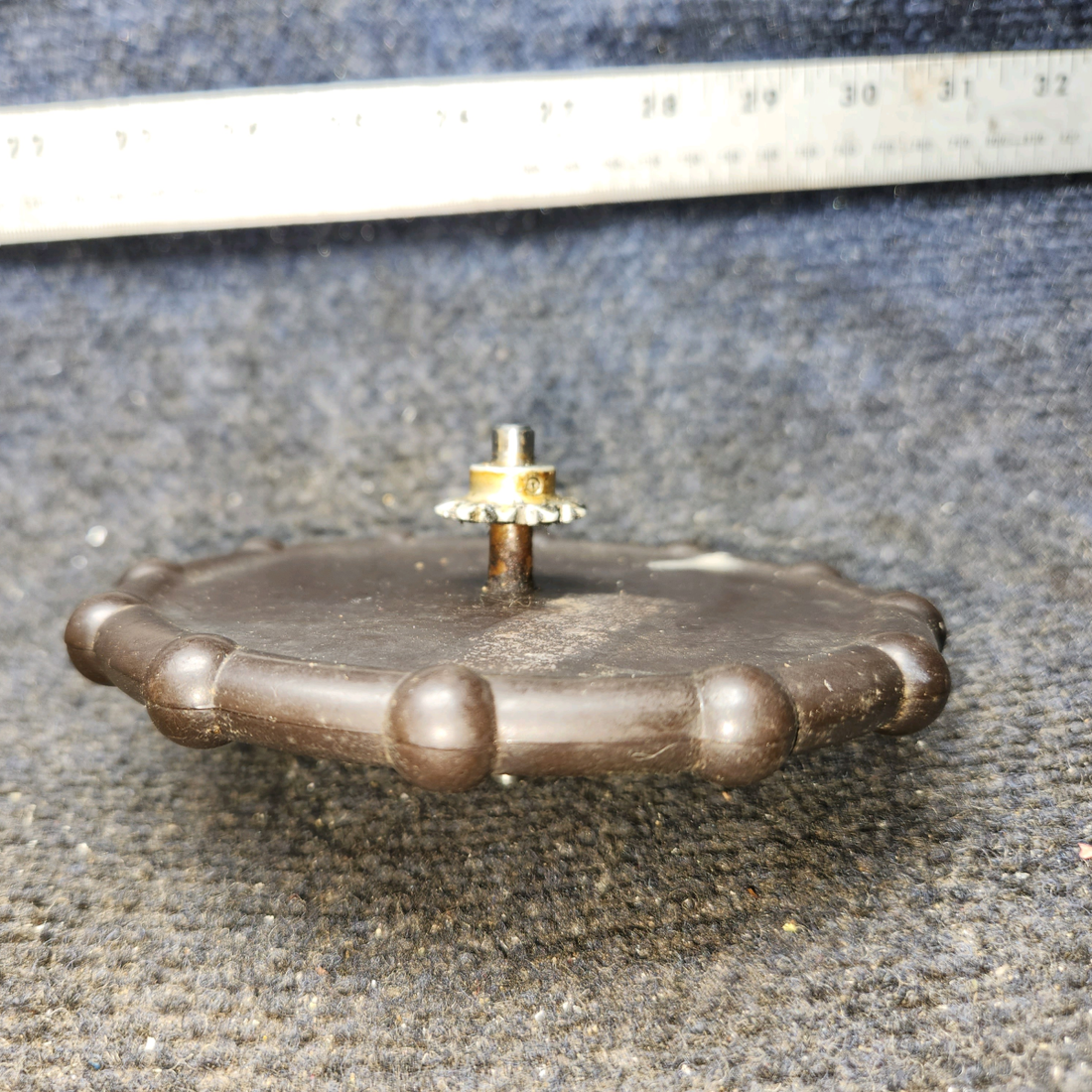Used aircraft parts for sale, 0510127-1 Cessna 172E Elevator Tab Control Wheel Assy