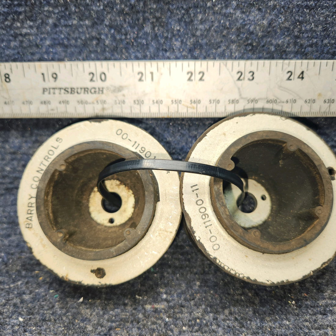 Used aircraft parts for sale, 94011-02 Barry Cessna 182P Engine Mount, Missing Center Bushing