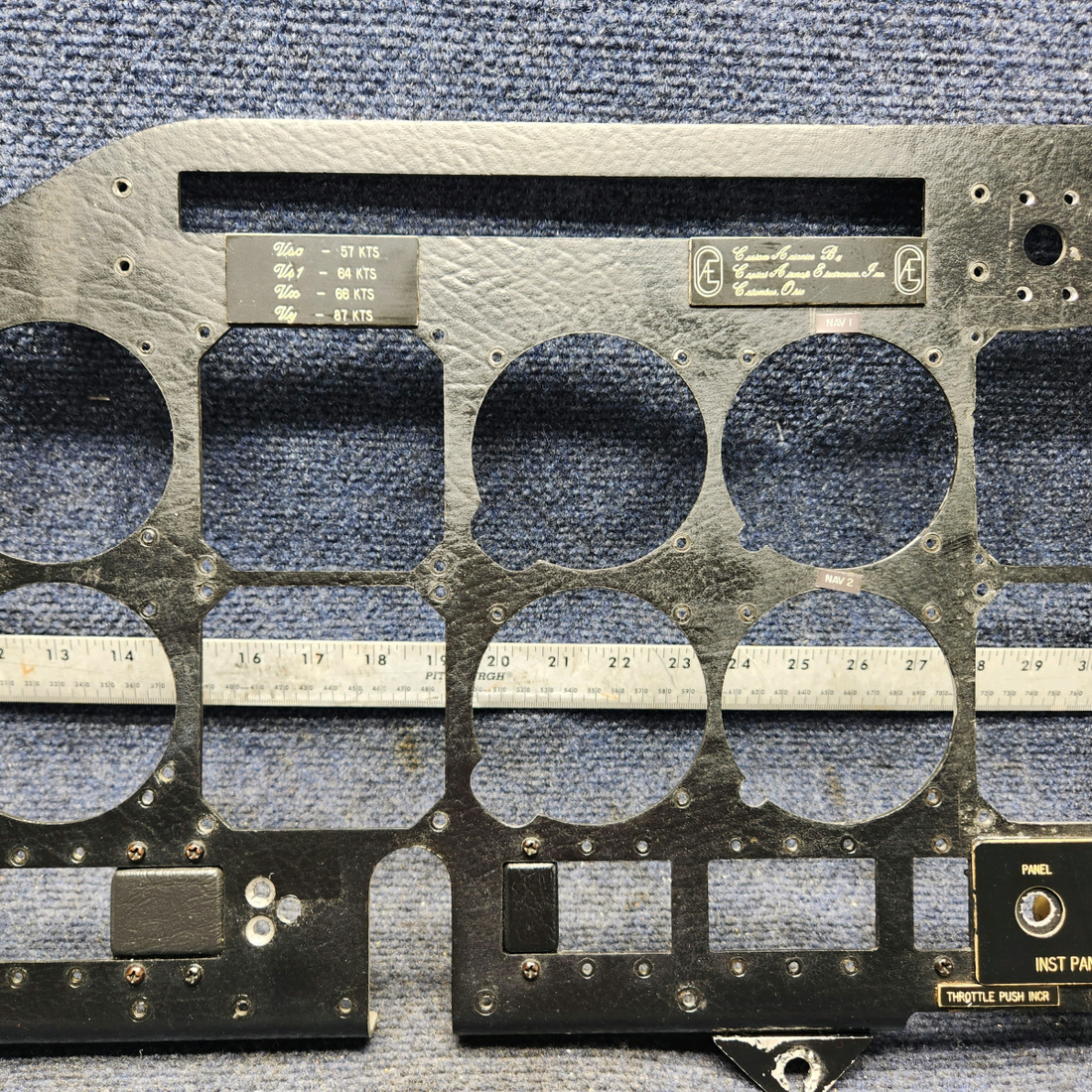 Used aircraft parts for sale, 820313 MOONEY M20J INSTRUMENT PANEL PILOT SIDE