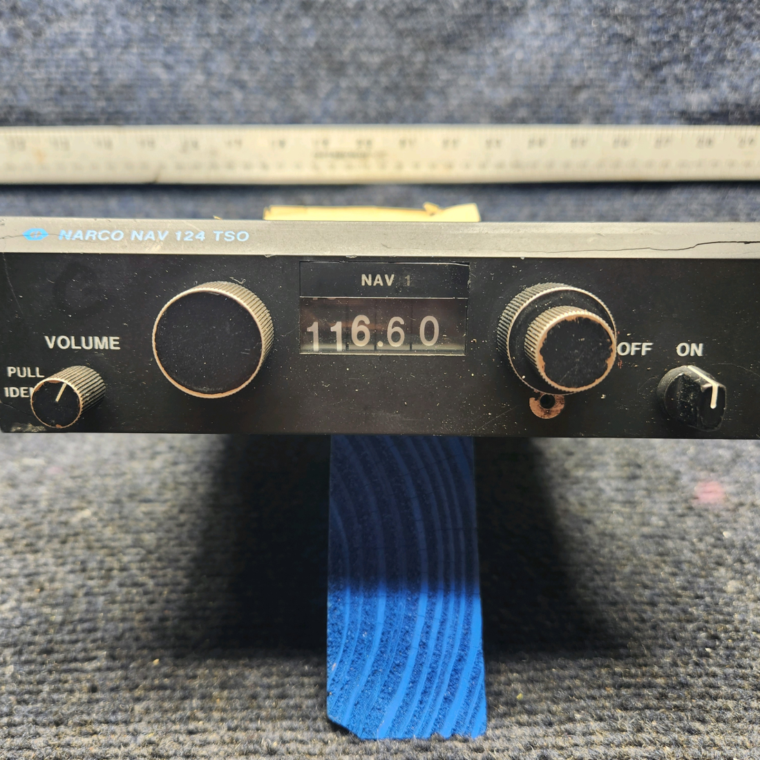 Used aircraft parts for sale, Narco Nav 124 /ID-124 Narco ID-124 MOONEY M20J NARCO NAV RECEIVER AND INDICATOR ID-124 RACK-CONNECTOR