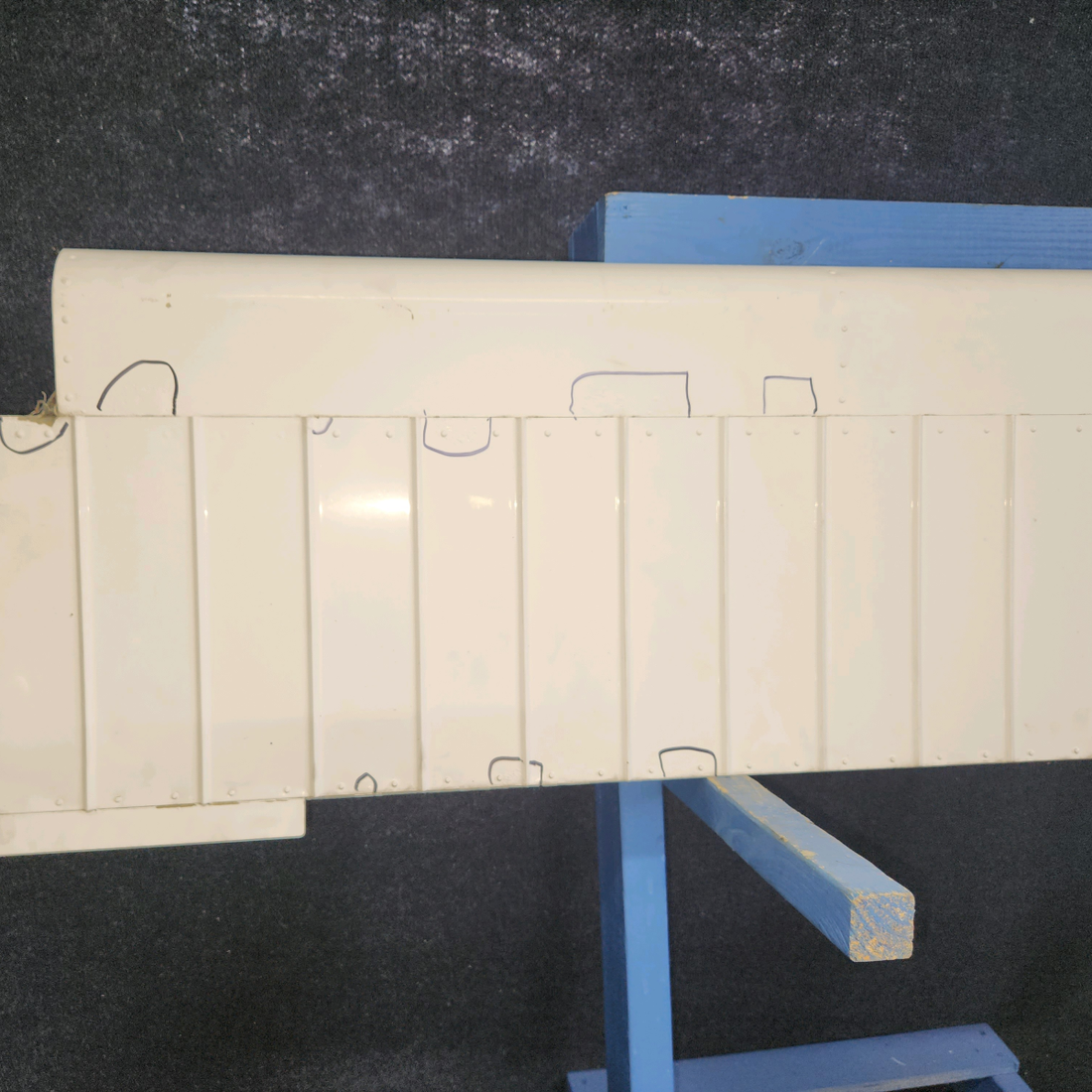 Used aircraft parts for sale, 169-130005-2 Beechcraft A24R Aileron Assembly RH "HAS A SUPERFICIAL CORROSION"-SEE PHOTOS