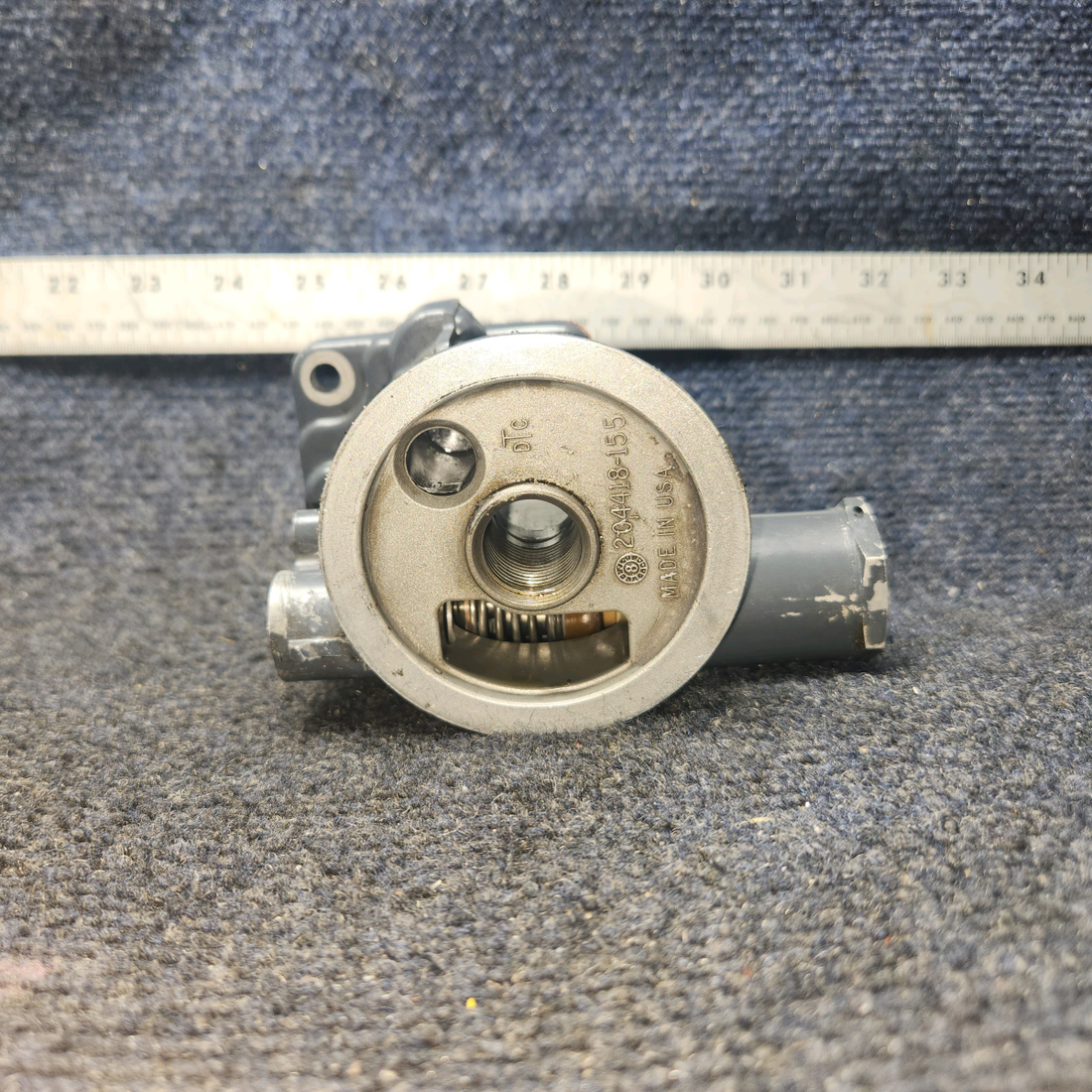 Used aircraft parts for sale, 77852 Lycoming O-540 PIPER PA-24-250 Oil Filter Base Assembly – Spin-On Adapter