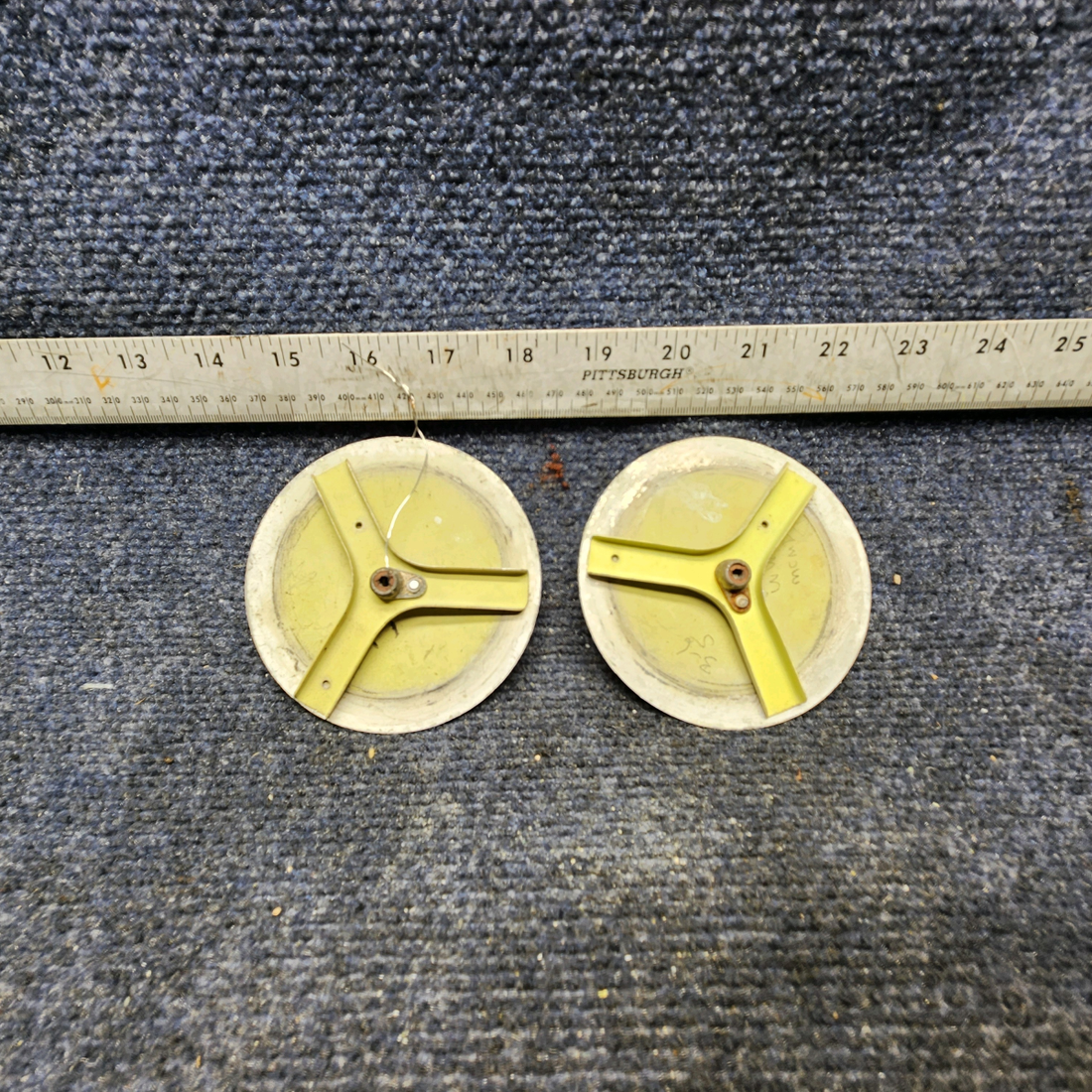 Used aircraft parts for sale, 45-620020, 45-620021 Beechcraft F33A HORIZONTAL ACCESS HOLE COVER PLATE AND CLAMP- PRICE PER EACH.