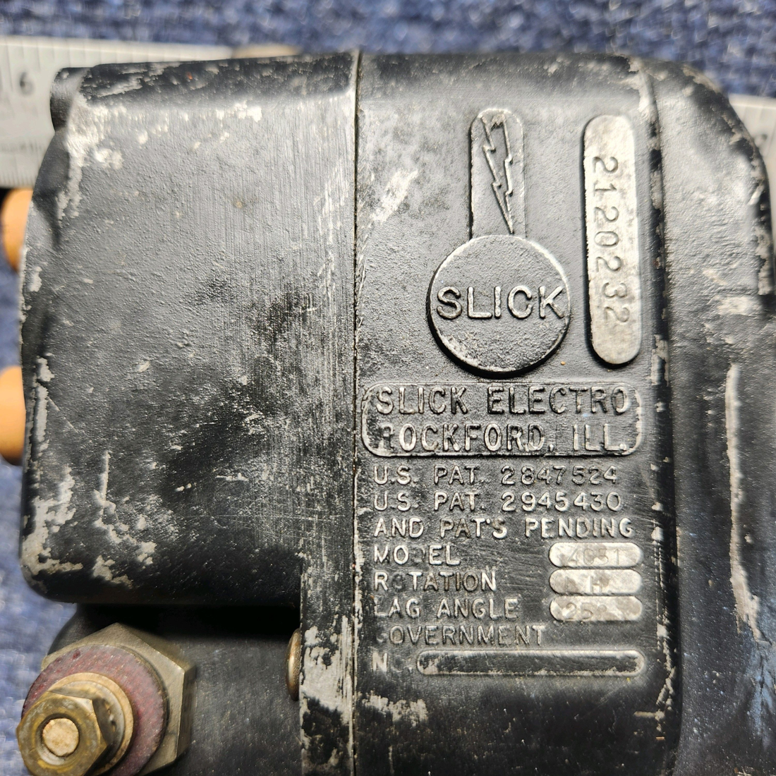 Used aircraft parts for sale, 4051 Slick SLICK MAGNETO  LH W IMPULSE COUPLING -"NO TESTED - NO WARRANTY".