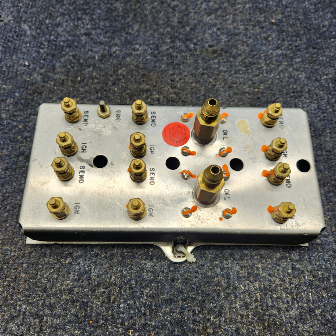 Used aircraft parts for sale, 39569-4 or 39569-3 PIPER PA28RT-201 ROCHESTER INSTRUMENT GAUGE CLUSTER 12 VOLTS