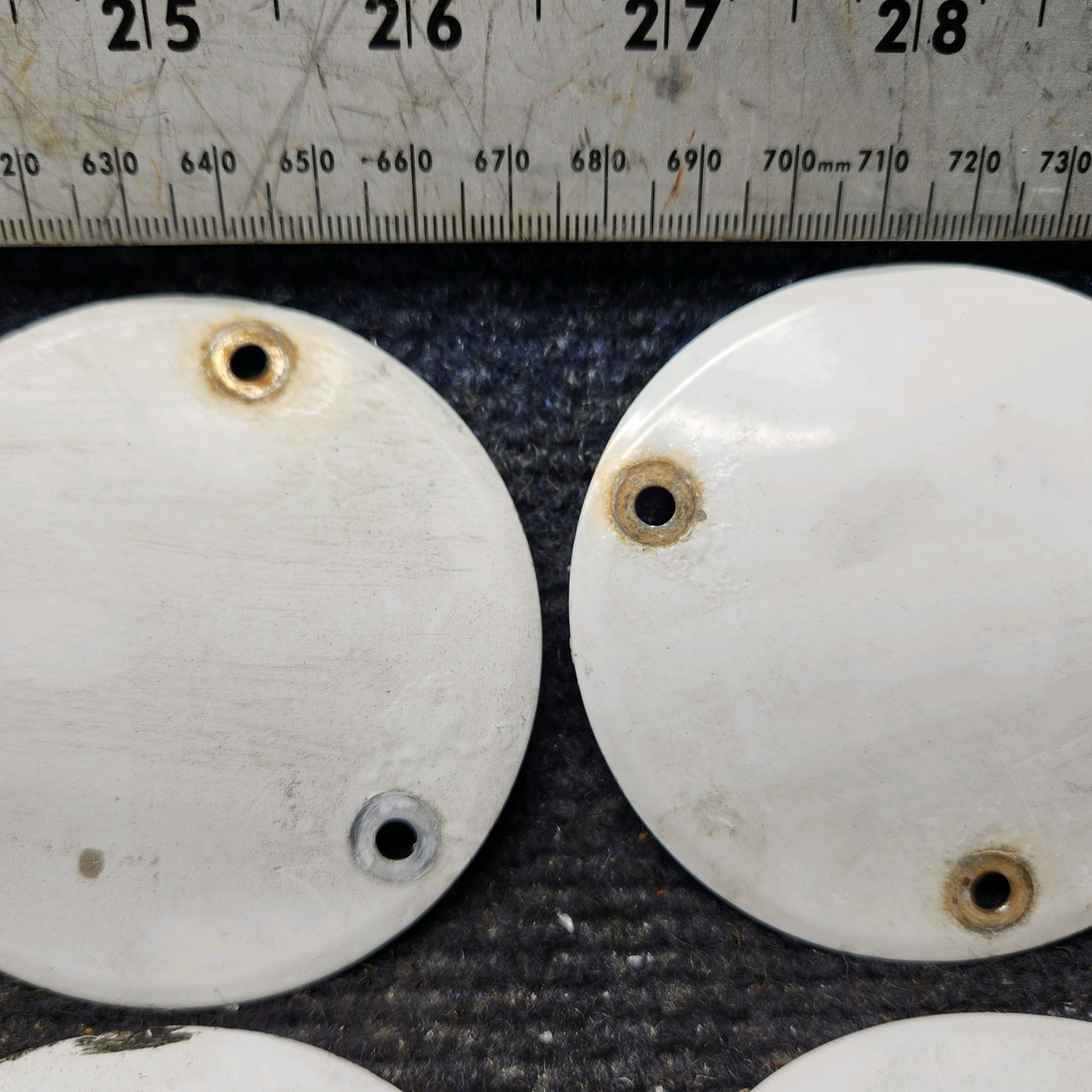 Used aircraft parts for sale, S225-3 Cessna 172E Flap Inspection Cover Plate - Set of 4