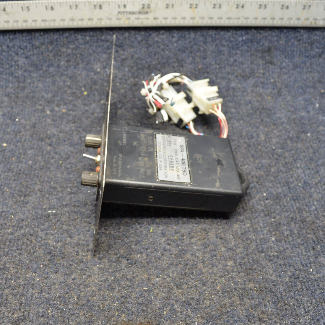 Used aircraft parts for sale, SPA-400 Cessna C175 SIGTRONICS 4 PLACE INTERCOM