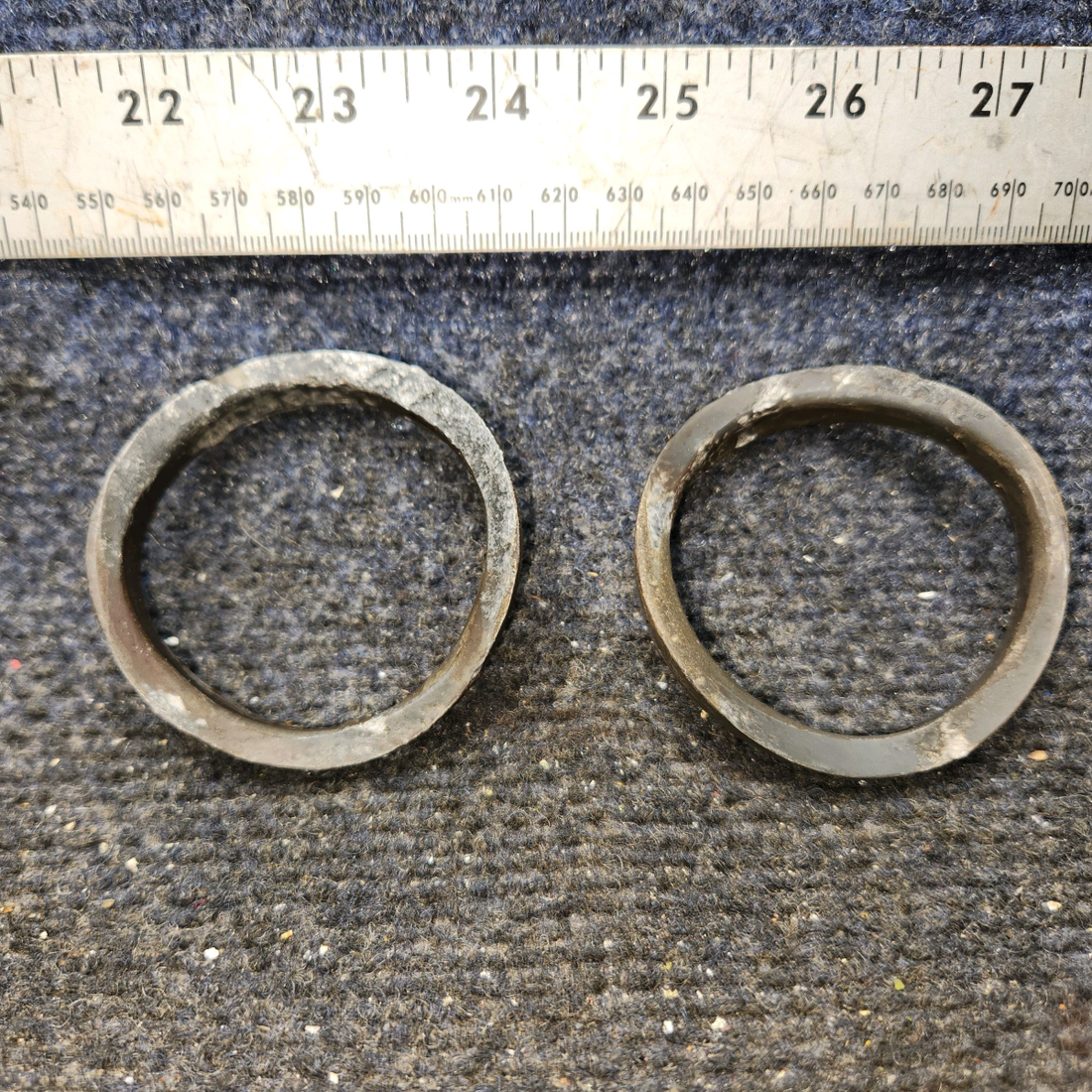 Used aircraft parts for sale, 0550157-29 Continental O-300-D Cessna 172 Exhaust Shroud Seal Set