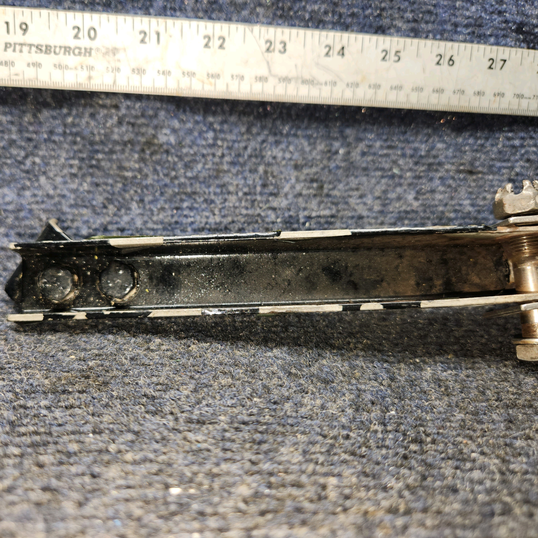 Used aircraft parts for sale, 96-950002-73 BEECHCRAFT 95-55B Exhaust Channel with Clamp - LH